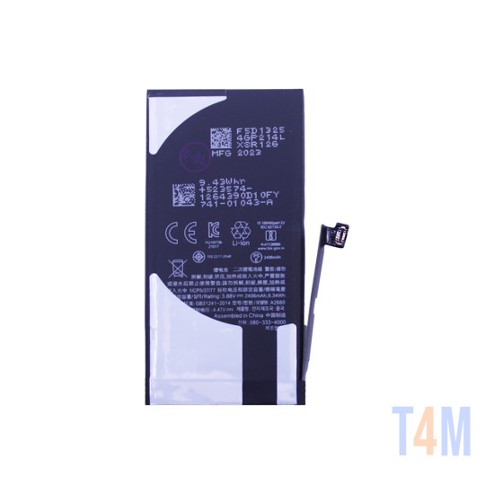 Batería A2660 para Apple iPhone 13 Mini 2406mAh