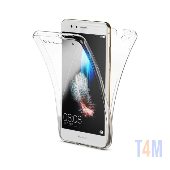 Funda de Silicona 360º para Huawei P10 Plus Transparente