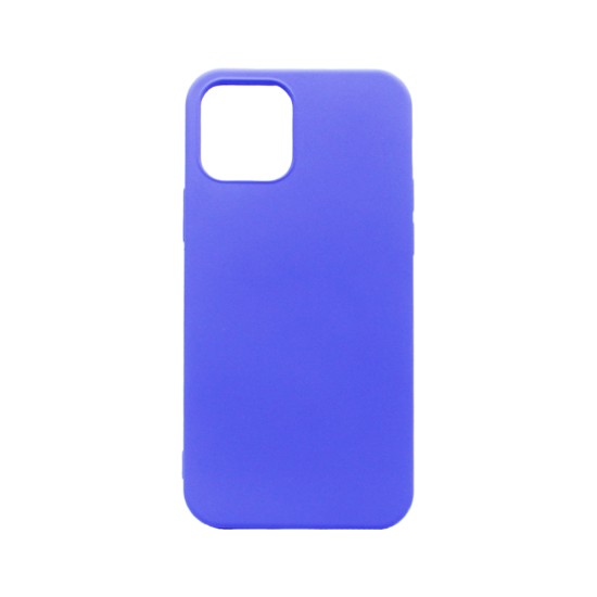 Capa de Silicone com Moldura de Câmera para Apple iPhone 12/12 Pro Roxo