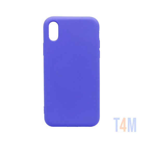 Capa de Silicone para Apple iPhone X/XS Roxo