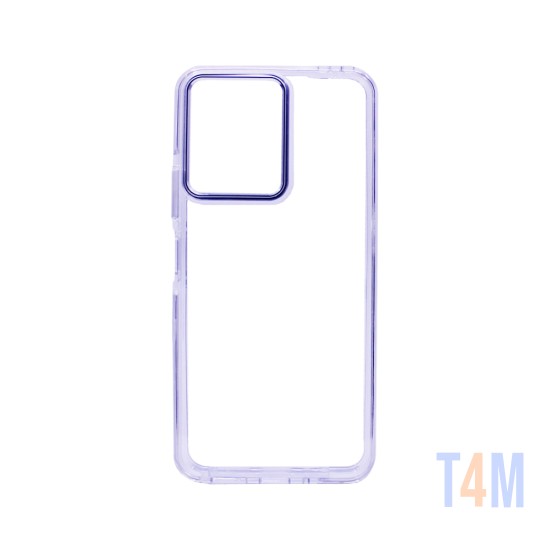 Funda de Silicona Dura Transparente para Xiaomi Redmi 13C/Poco C65 Blanco