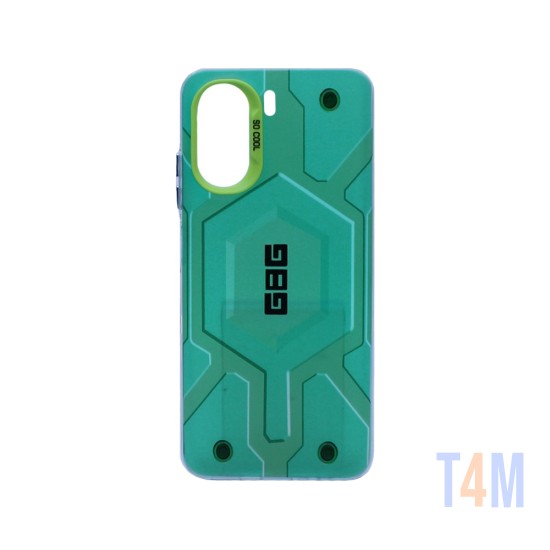 Funda Duro Diseño para Xiaomi Redmi 13C/Poco C65 Verde