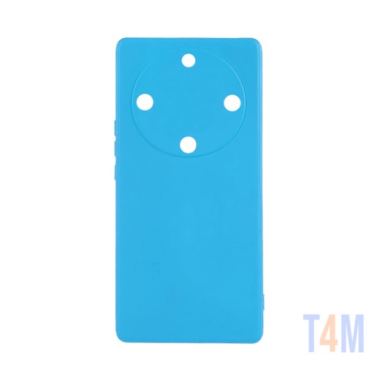 Capa de Silicone com Moldura de Câmera para Huawei Honor X9A/Honor Magic5 Lite Azul