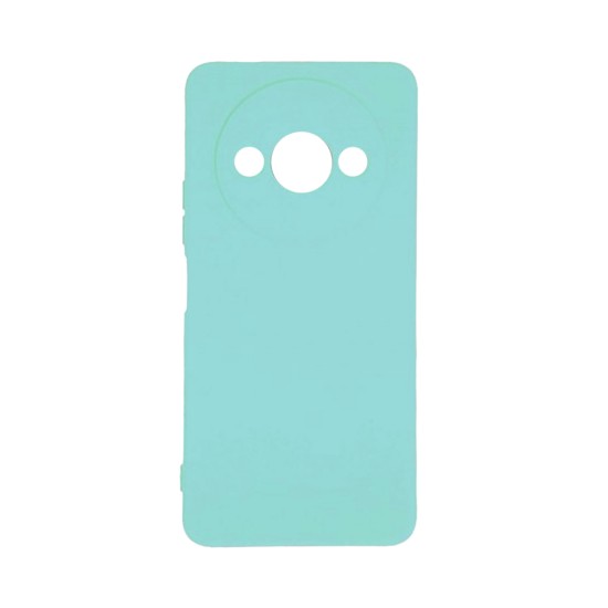 Capa de Silicone com Moldura de Câmera para Xiaomi Redmi A3 Verde