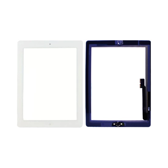 Touch Apple iPad 3/iPad 4 with Home Button White