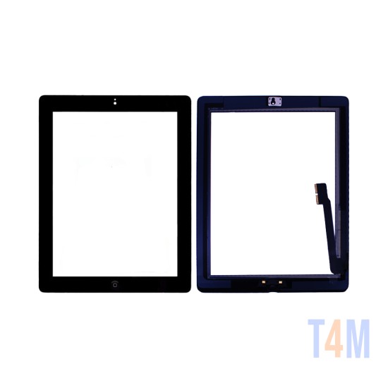 Touch Apple iPad 3/iPad 4 with Home Button Black