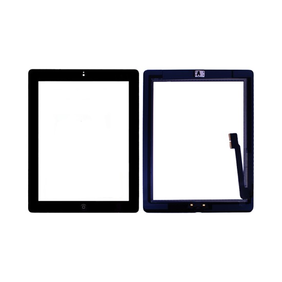 Touch Apple iPad 3/iPad 4 with Home Button Black