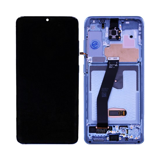 Touch+Display+Frame Samsung Galaxy S20/G980 Service Pack Blue