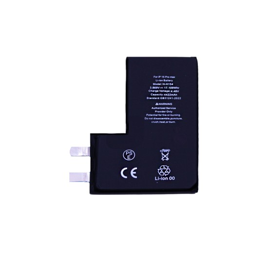 Battery without Flex for Apple iPhone 15 Pro Max 4441mAh