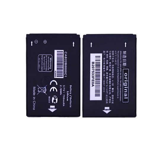 Battery TLI004AB/CAB22D0000C1/CAB22B0000C1 for Alcatel One Touch 2051X/1016/1052/1035 400mAh