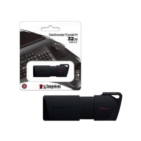 Pen Drive Kingston DTXM 32GB USB 3.2 Preto