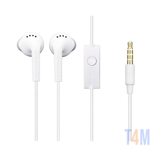 Auriculares Samsung EHS61ASFWE con Cable y Micrófono 3,5mm 1,2m Blanco