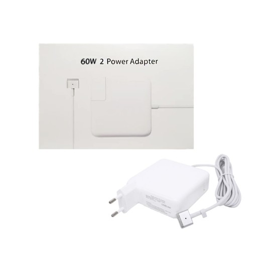 Charger for Apple Macbook Type T MagSafe 2 60W 1.8M White