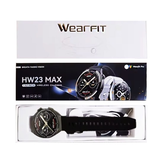 Smartwatch Wear Fit Pro HW23 Max 1.52" (Call Version) NFC Black