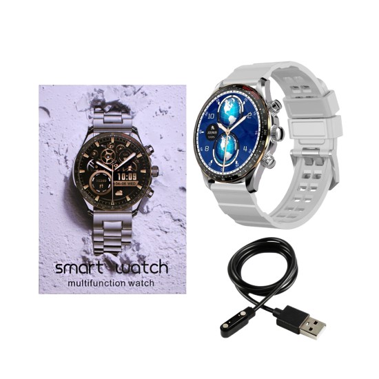 Smartwatch Y99 1.43" 44mm (Call Version) Gold and Silver