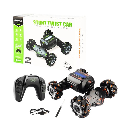 JJRC Stunt Twist Car JC02 with Remote Control and Gesture Sensing Feature Orange