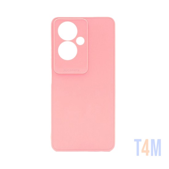 Funda de Silicona Suave con Marco de Cámara para Oppo  A79 5G Rosa