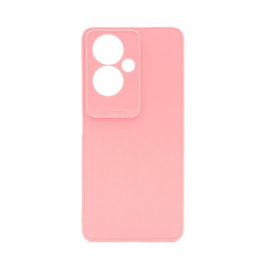 Capa de Silicone Macio com Moldura de Câmera para Oppo A79 5G Rosa