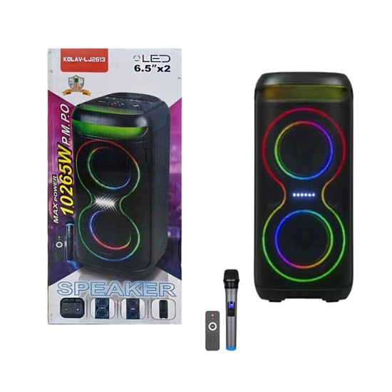 Ailiang Portable Wireless Speaker Kolav-LJ2613 with Mic Black