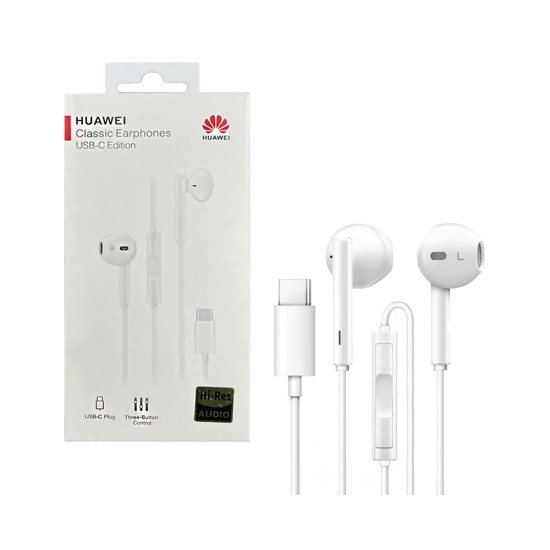 Huawei Earphones CM33 Type-C 1.2m White