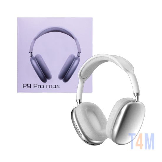 Auscultadores Sem Fio P9 Pro Max Branco