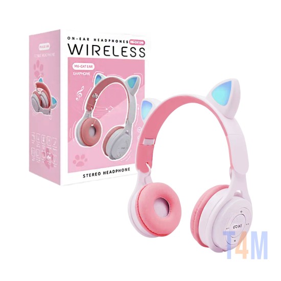 Auriculares Inalámbricos M6 Cat Ear Blanco