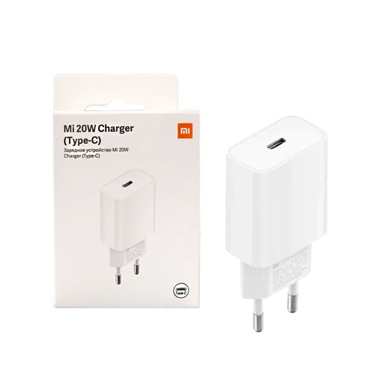 Adaptador Xiaomi AD201 Tipo-C Porta PD 20W Branco