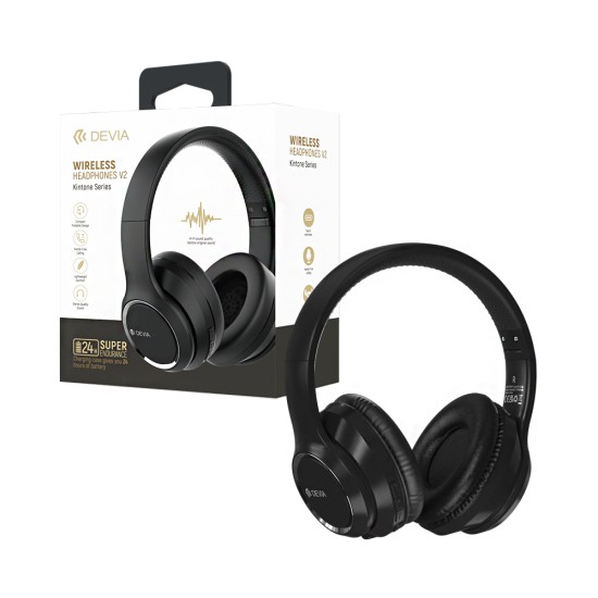 Devia Wireless Headphone EM039 Kintone Series V2 Black