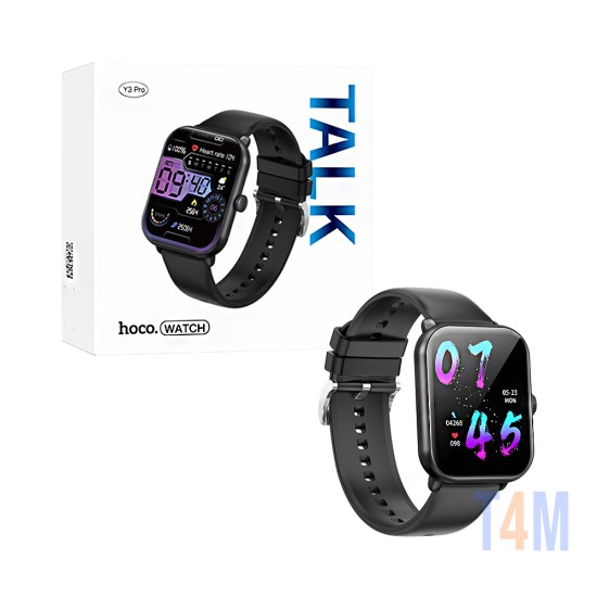 Smartwatch Hoco Y3 Pro 1,69" (Versión Llamada) Negro