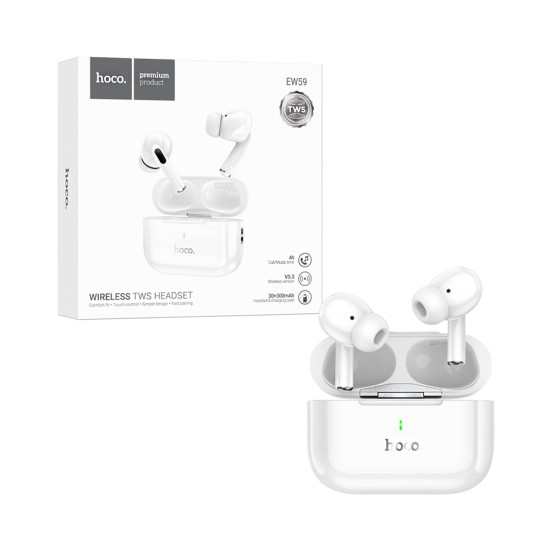 Hoco True Wireless Earbuds EW59 White