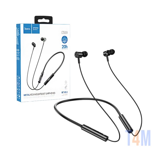 Auriculares Neckband Hoco ES69 Platinum Negro