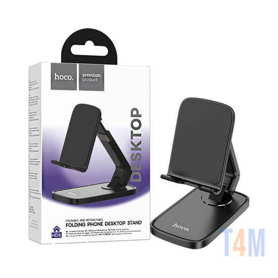 Suporte de Mesa Hoco HD8 Blackfish para Smartphone Preto