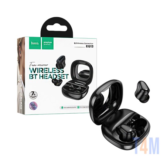 Hoco True Wireless Earbuds EQ13 Fun Black