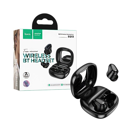 Hoco True Wireless Earbuds EQ13 Fun Black