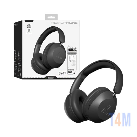 Auriculares Inalámbricos SY-T4 Enjoy Music Negro