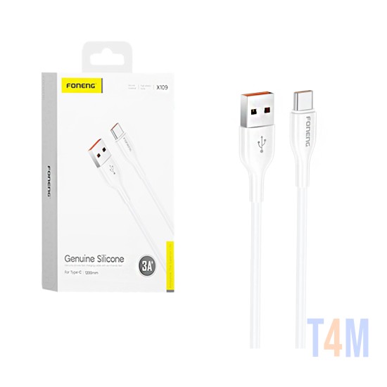 Foneng Cable X109 Type-C 3A 1M White