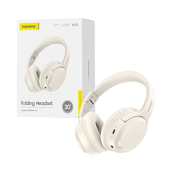 Foneng Wireless Headphone BL53 Beige