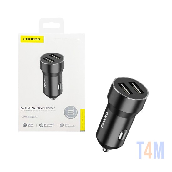 Foneng Car Charger C08 Dual Port 2.4A Black