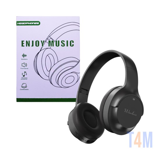 Auriculares Inalámbricos K9 Enjoy Music Negro