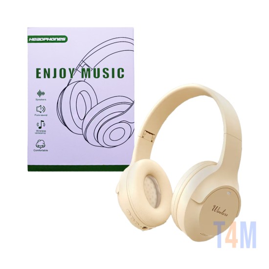 Auriculares Inalámbricos K9 Enjoy Music Beige