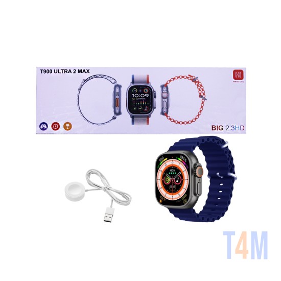 Smartwatch T900 Ultra 2 Max 2,3" (Versión de llamada) Azul