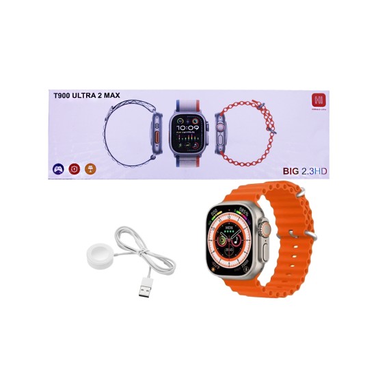 Smartwatch T900 Ultra 2 Max 2,3" (Versão para Chamada) Laranja