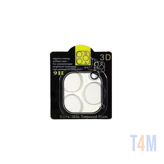 Protector de Lente de Cámara de Vidrio Templado para Apple iPhone 13 Pro/13 Pro Max Transparente