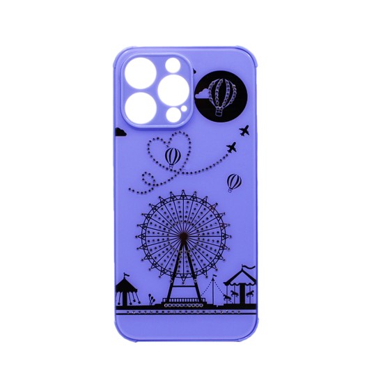 Capa Duro Designer para Apple iPhone 14 Pro Roxo