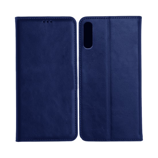 Capa Flip de Couro com Bolso Interno para Samsung Galaxy A50 5G Azul