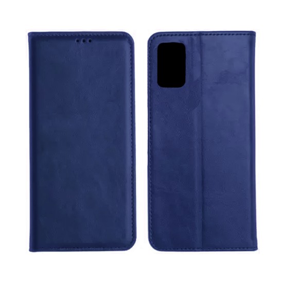 Capa Flip de Couro com Bolso Interno para Samsung Galaxy A51 Azul