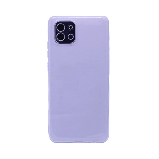 Capa de Silicone Macio com Moldura de Câmera para Samsung Galaxy A03 Transparente