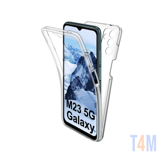 360º Silicon Case for Samsung Galaxy M23 Transparent