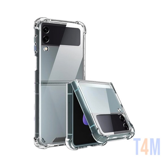 Funda de Silicona Dura para Samsung Galaxy Z Flip 3 Transparente