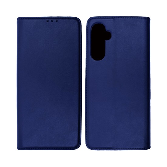 Capa Flip de Couro com Bolso Interno para Samsung Galaxy A24 Azul